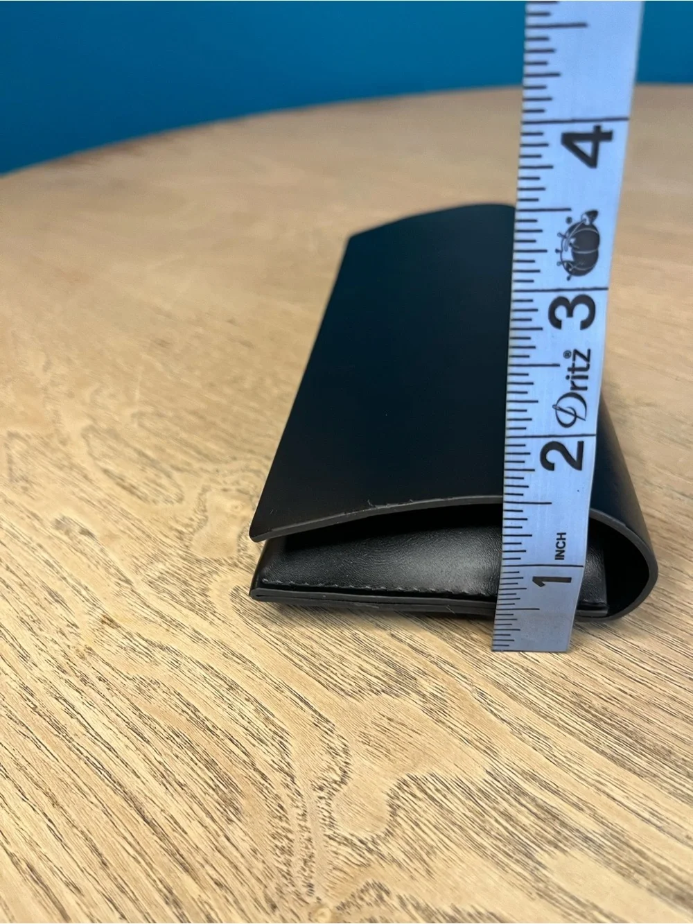 Saint Laurent Authentic YSL Leather Glasses Case Eyeglass Sunglass Black